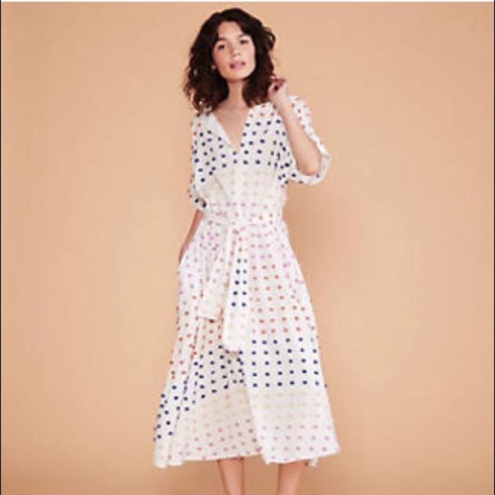 Lou & Grey Dot Candy Midi Dress